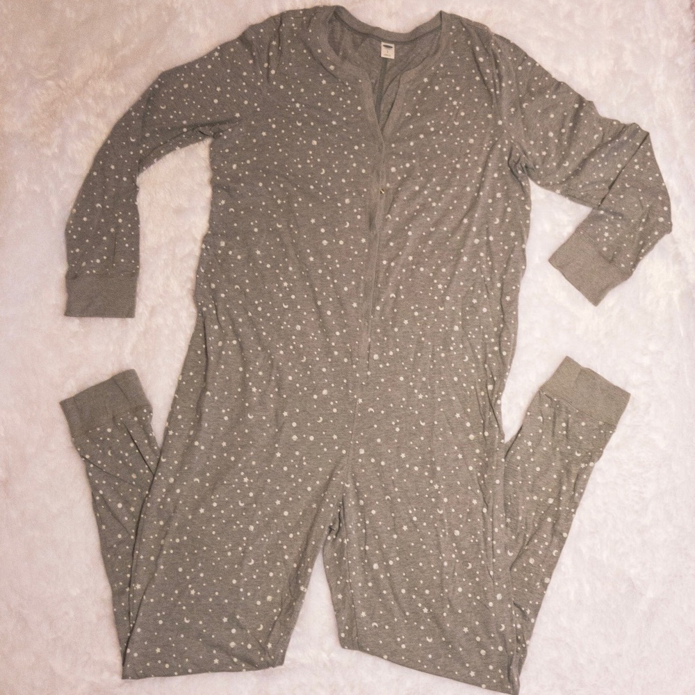 Grey space themed onesie